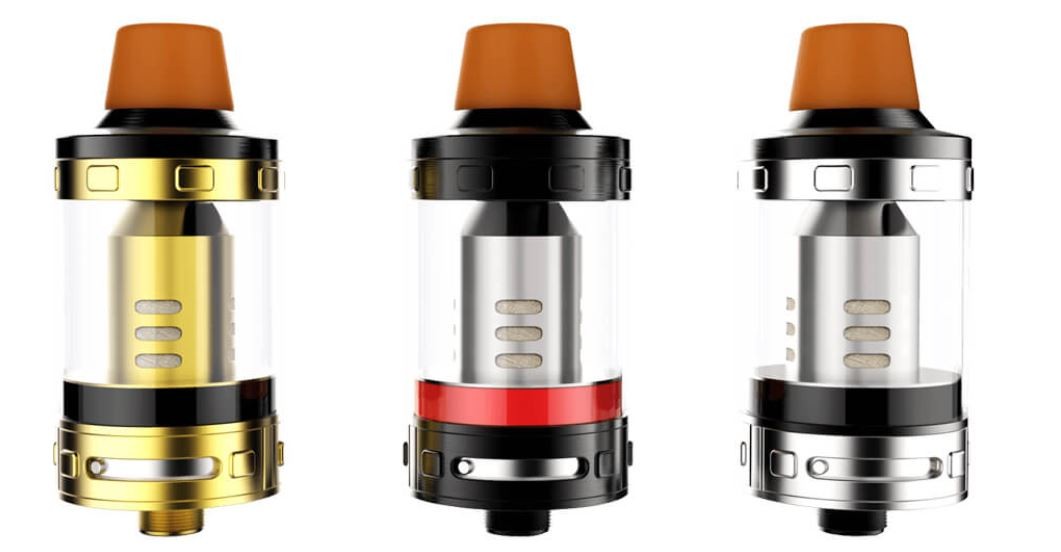 Three different types of vape mod tanks